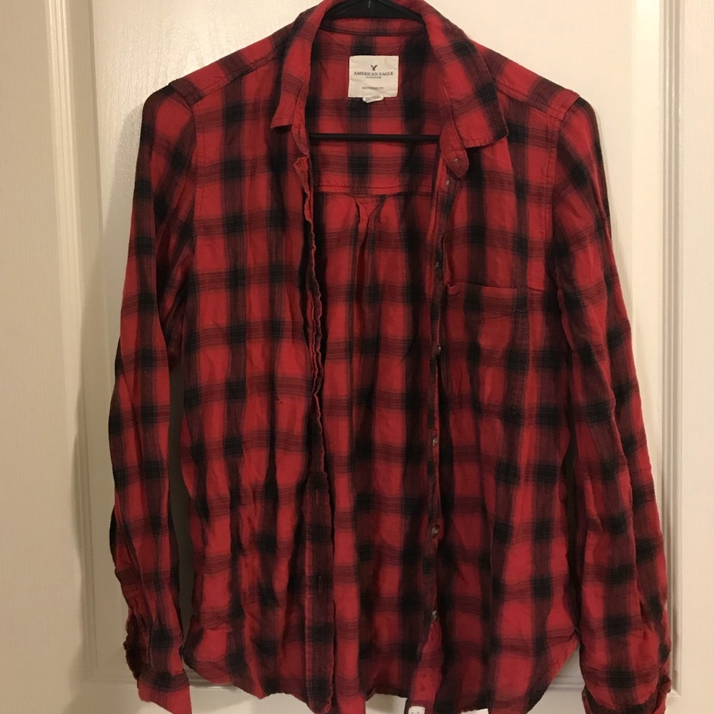 American Eagle boyfriend fit flannel